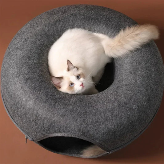 The Hide & Purr Tunnel - Dark Grey